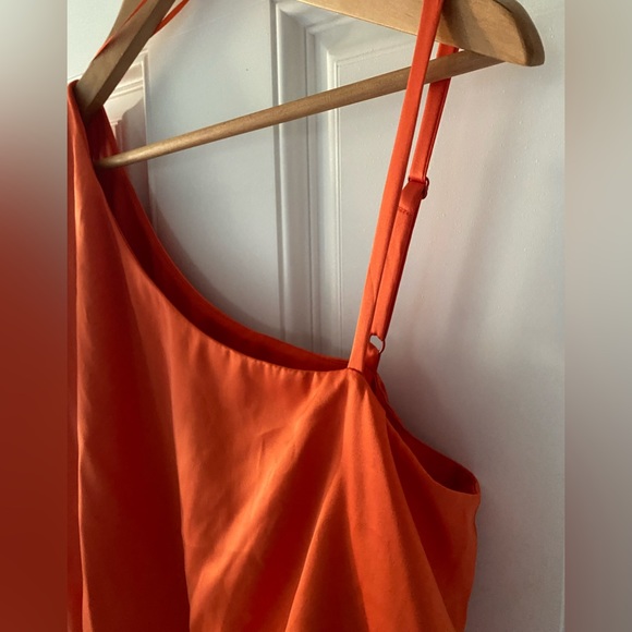 NEW Jessica Simpson one shoulder flutter sleeve dress - Picture 9 of 14